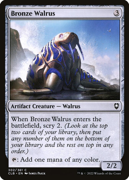 Bronze Walrus - Commander Legends #302 Card Front