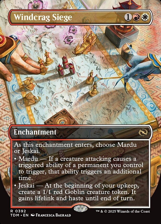 Borderless Windcrag Siege Tarkir Dragonstorm #392