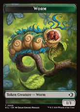 Worm Lorwyn Eclipsed Token #009