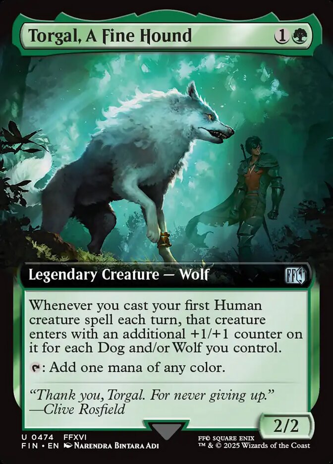 Extended Art Torgal, A Fine Hound Final Fantasy #474