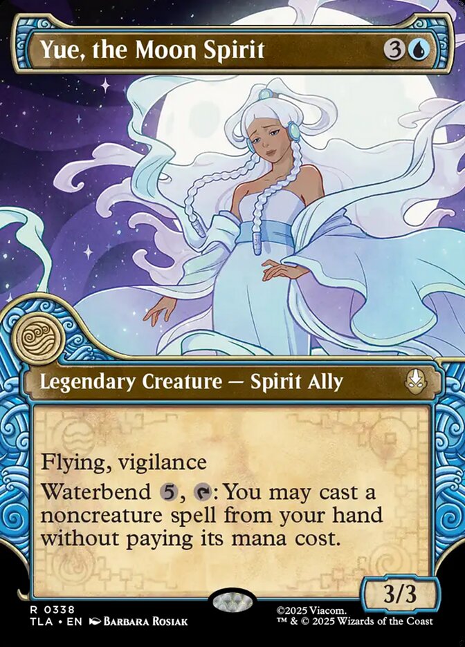Elemental Frame Yue, the Moon Spirit Avatar The Last Airbender #338 MTG Single Card Front
