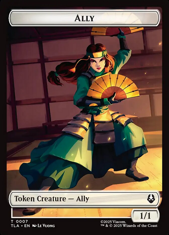Ally Avatar The Last Airbender Token #007 MTG Single Card Front