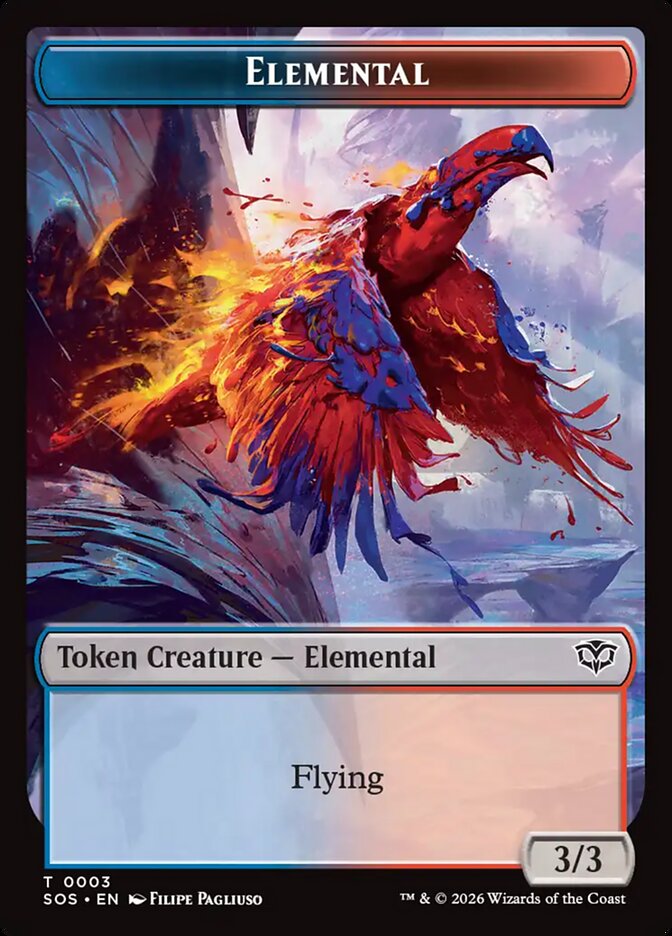Elemental Secrets of Strixhaven Token #003Card Front