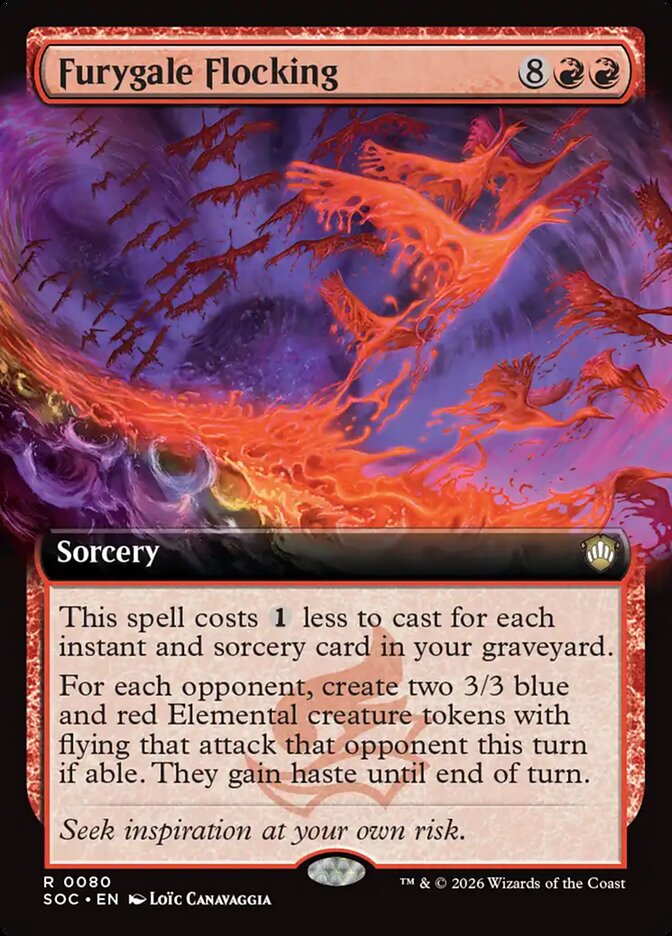 Furygale Flocking Extended Art SOS Commander #032