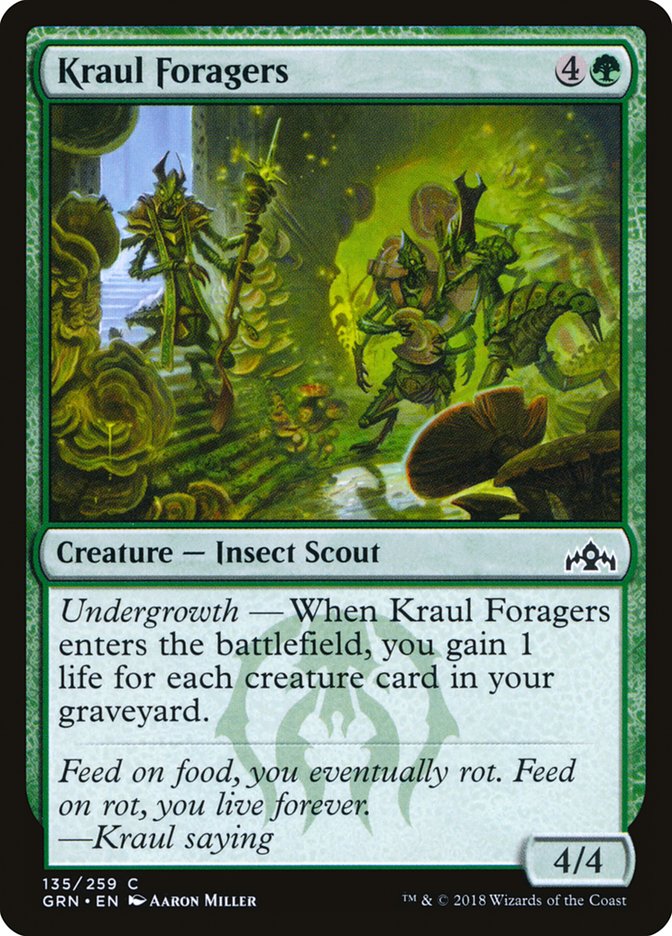 Kraul Foragers MTG Singles | Guilds of Ravnica #135