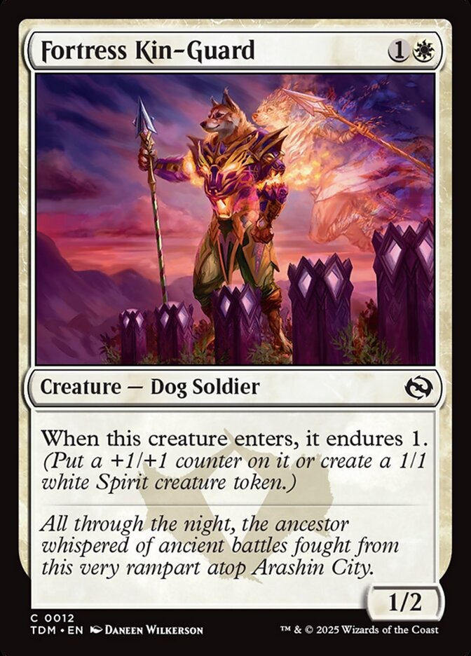 Fortress Kin-Guard Tarkir Dragonstorm #012