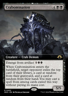 Crabomination Extended Art MTG S...