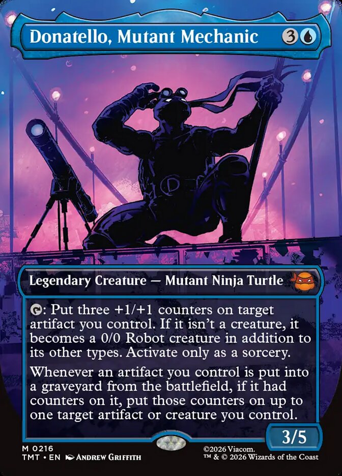 Donatello, Mutant Mechanic Borderless Silhouette #216
