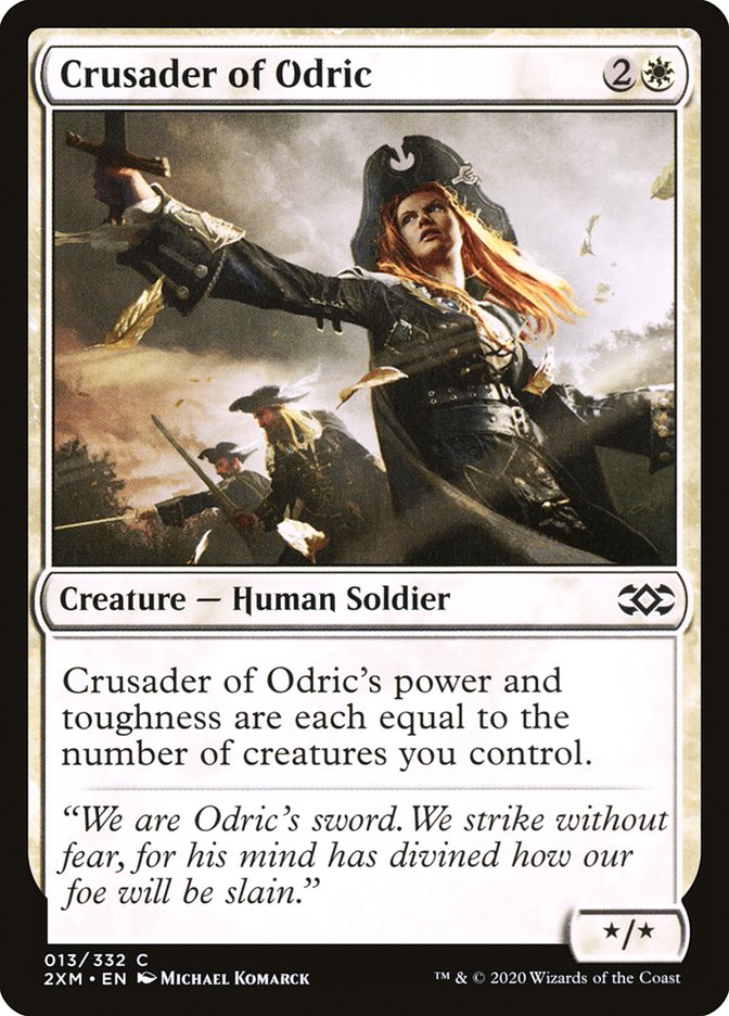 Crusader of Odric Double Masters #013 Card Front