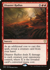 Disaster Radius - Commander Anth...