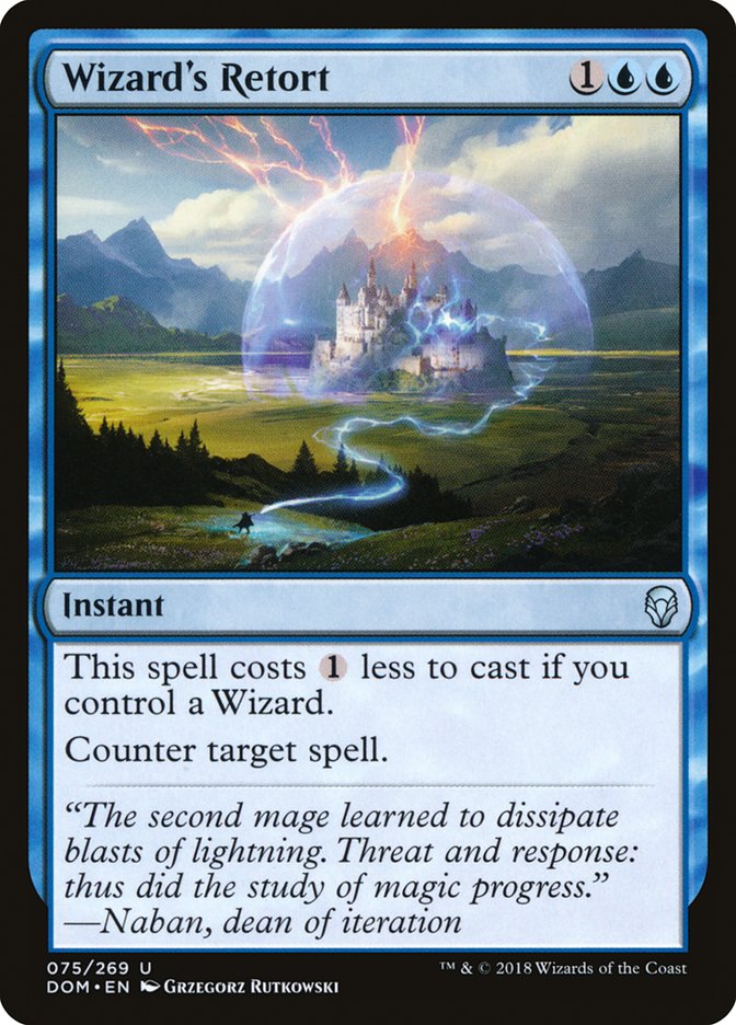 Wizard's Retort Dominaria #075