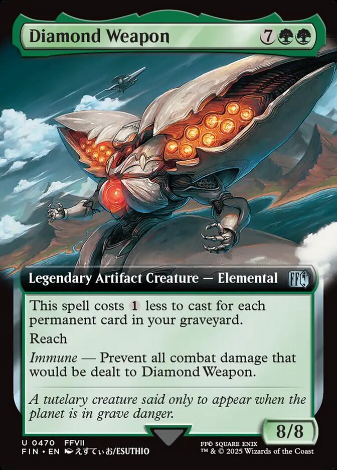 Extended Art Diamond Weapon Final Fantasy #470