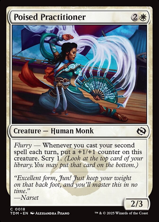 Poised Practitioner Tarkir Dragonstorm #018