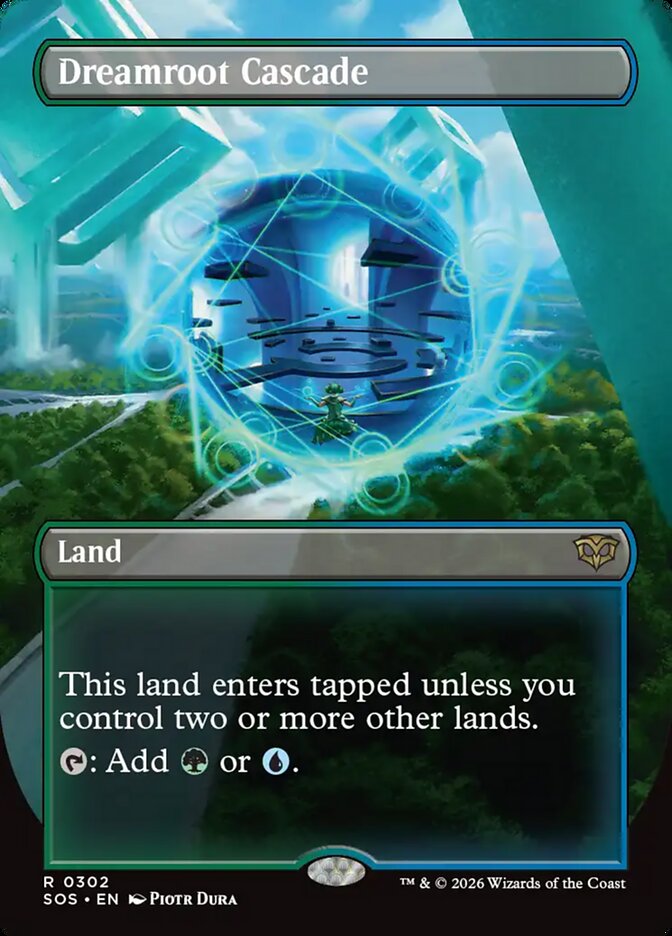 Dreamroot Cascade Secrets of Strixhaven Borderless #302Card Front