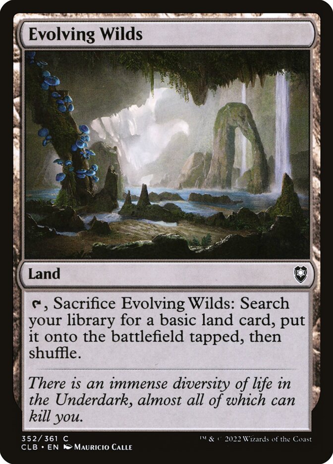 Evolving Wilds - Commander Legends #352 Card Front