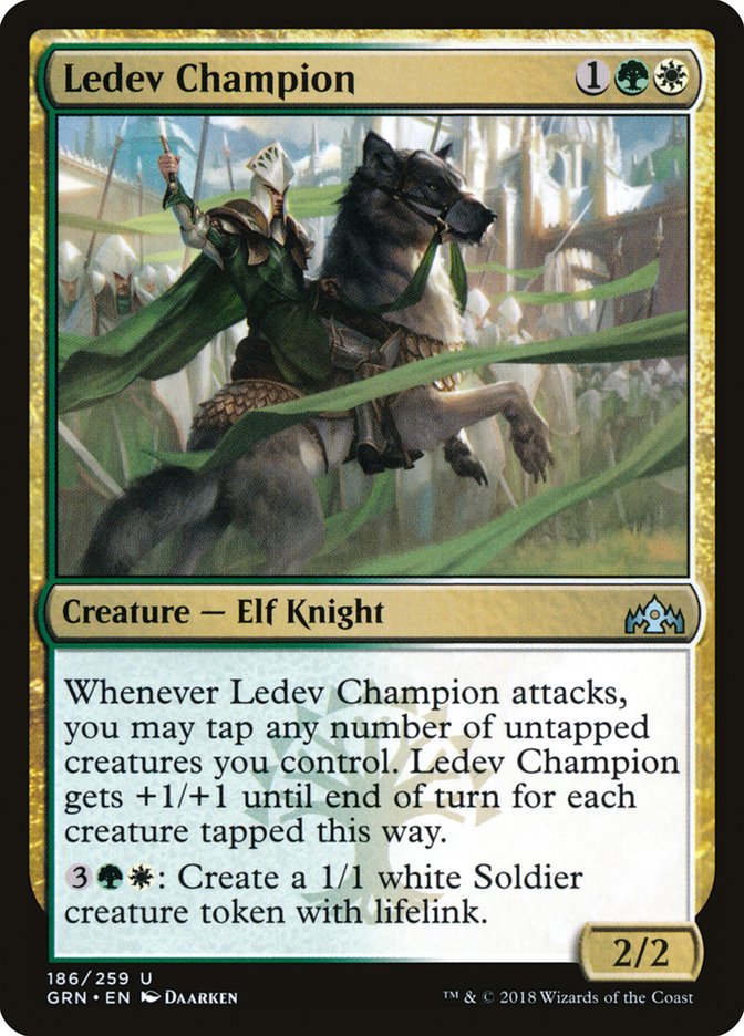 Ledev Champion MTG Singles | Guilds of Ravnica #186