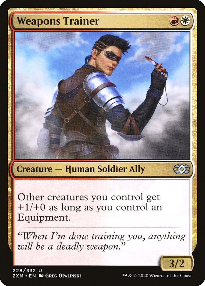 Weapons Trainer Double Masters #228 Card Front