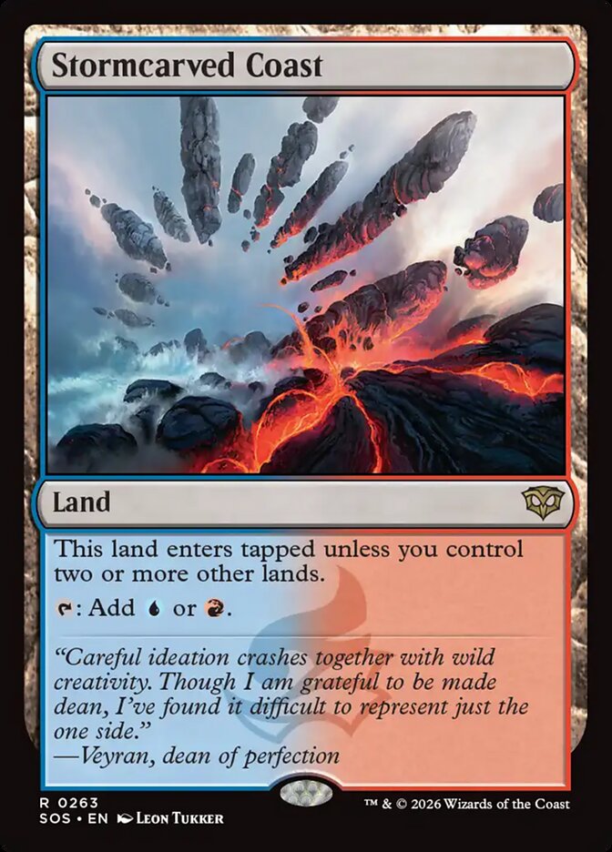 Stormcarved Coast Secrets of Strixhaven #263Card Front
