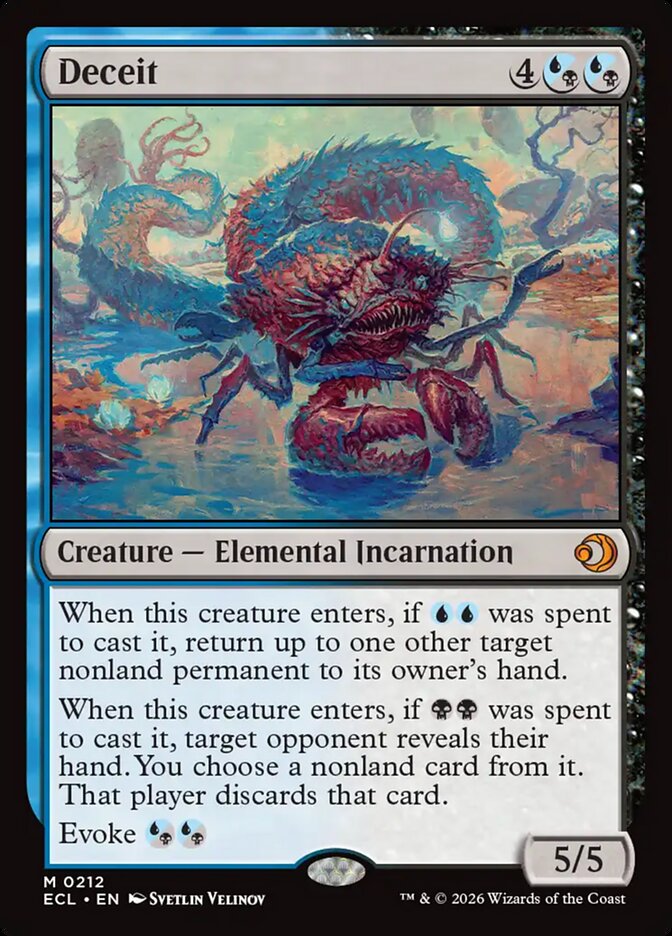 Deceit Lorwyn Eclipsed #212