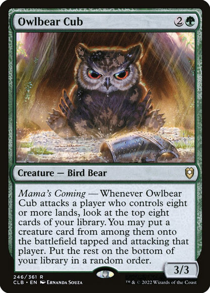 Owlbear Cub - Commander Legends #246 Card Front