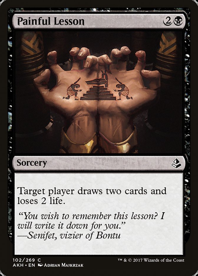 Painful Lesson Amonkhet #102 | Magic! The Gathering Singles