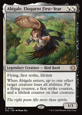 Abigale, Eloquent First-Year Lor...