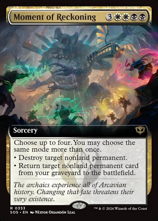 Moment of Reckoning Secrets of Strixhaven Extended Art #353Card Front