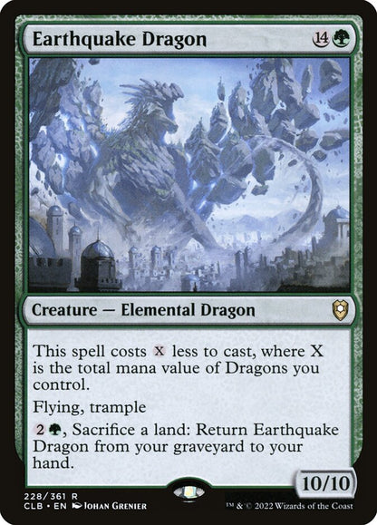 Earthquake Dragon - Commander Legends #228 Card Front