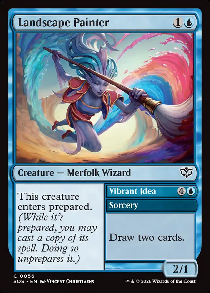 Landscape Painter // Vibrant Idea Secrets of Strixhaven #056Card Front
