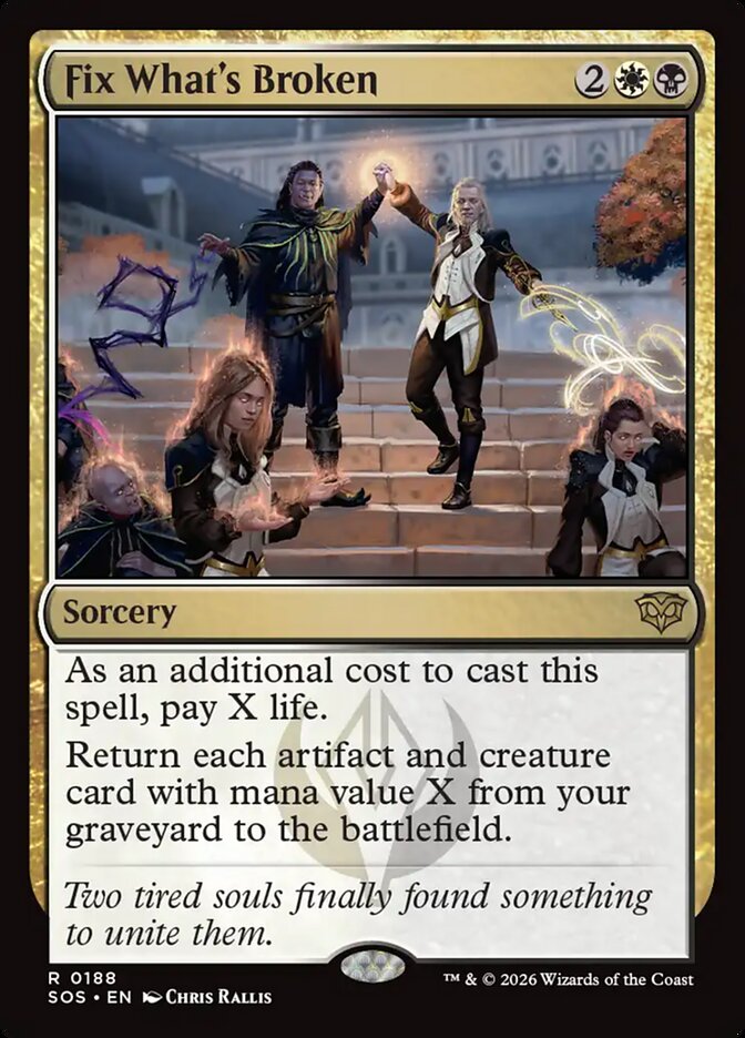 Fix What's Broken Secrets of Strixhaven #188Card Front