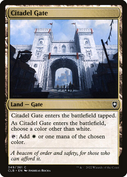 Citadel Gate - Commander Legends #349 Card Front