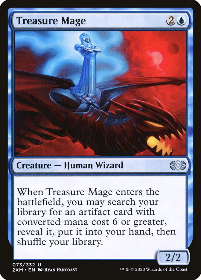Treasure Mage Double Masters #073 Card Front
