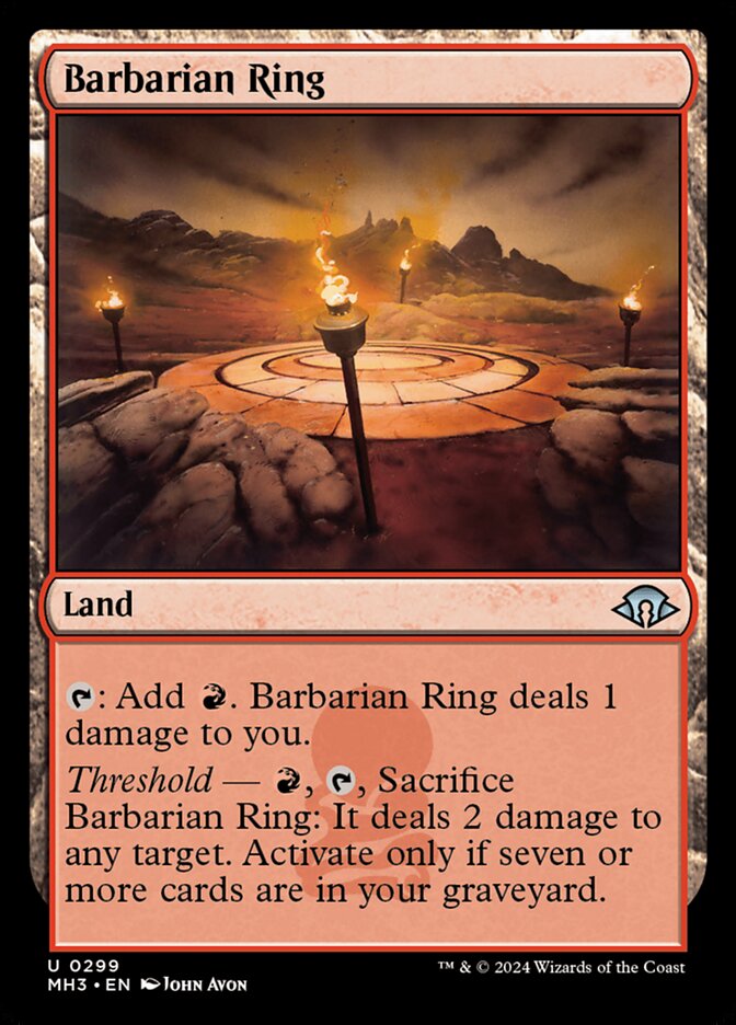 Barbarian Ring MTG Single | MH3 #299
