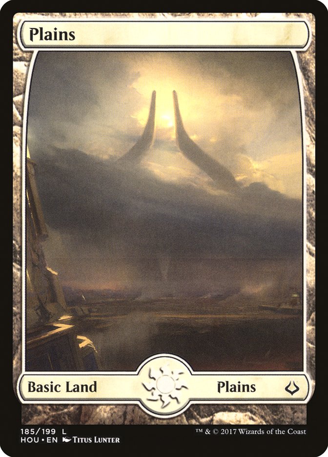 Hour of Devastation Plains #185 Card Front