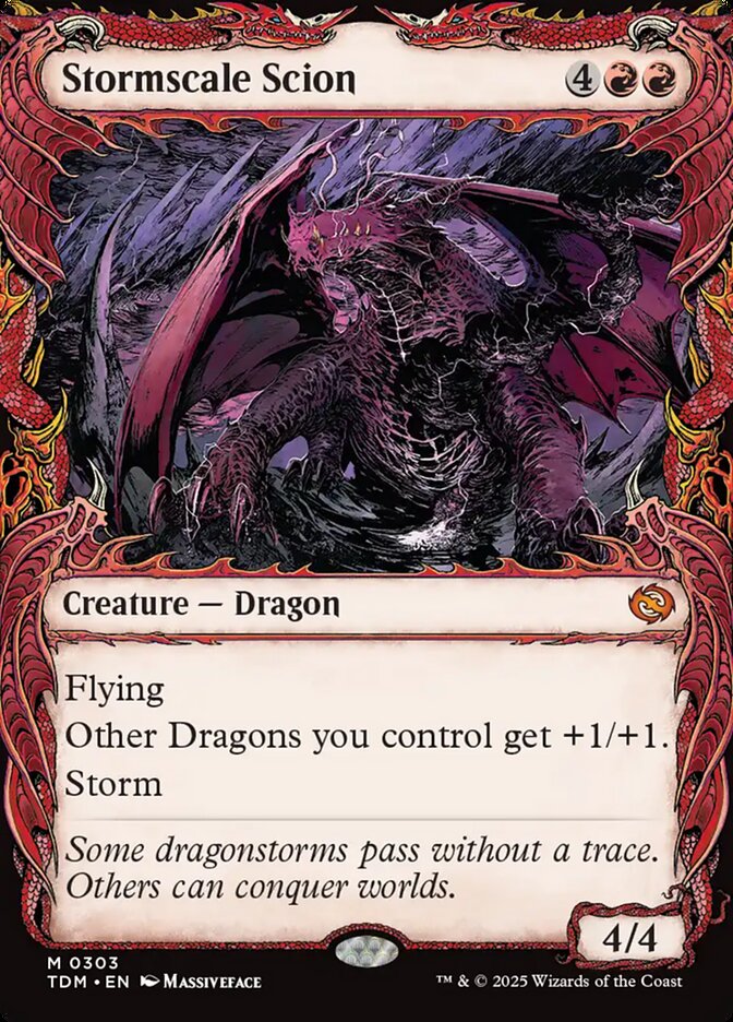 Showcase Stormscale Scion Tarkir Dragonstorm #303