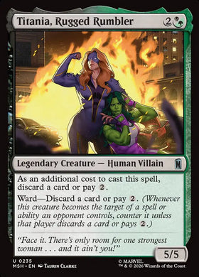 Marvel Superheroes Titania, Rugg...
