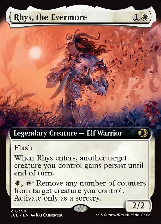 Rhys, the Evermore Extended Art Lorwyn Eclipsed #354