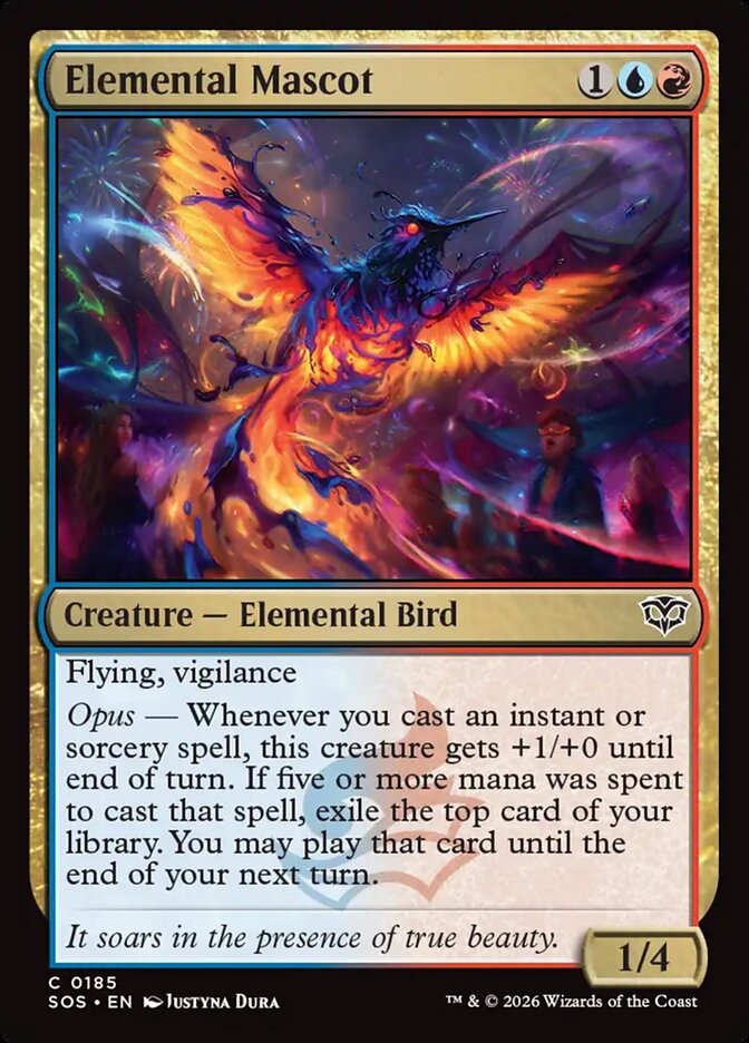 Elemental Mascot Secrets of Strixhaven #185Card Front