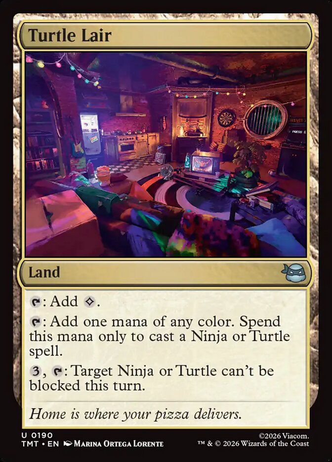 Turtle Lair Teenage Mutant Ninja Turtles #190