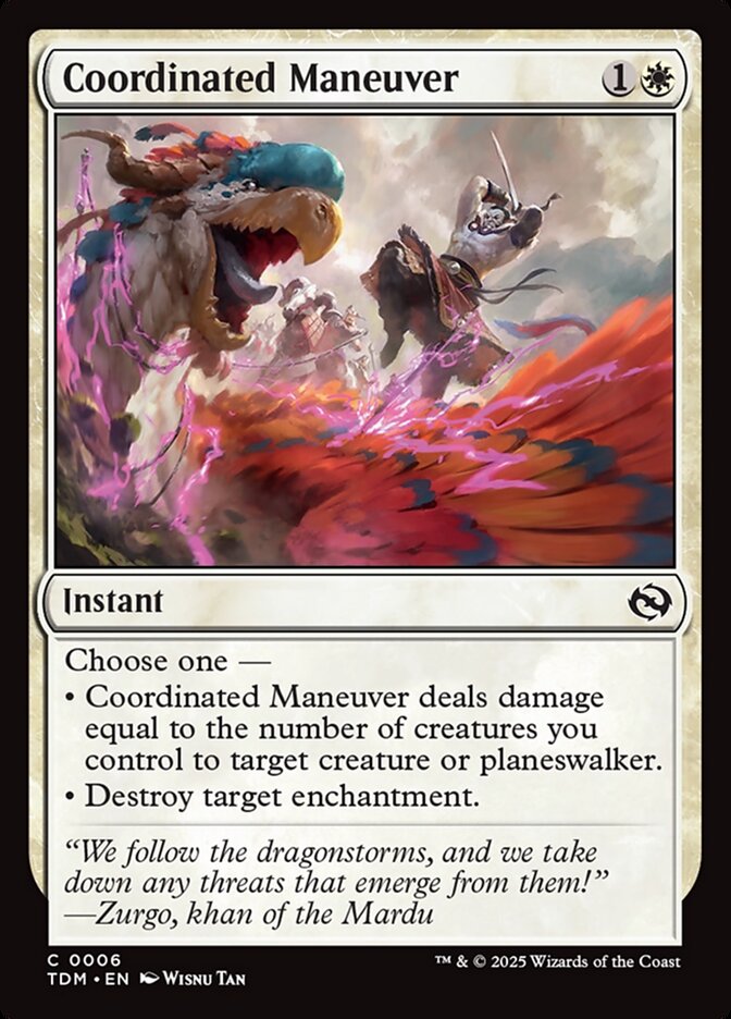 Coordinated Maneuver Tarkir Dragonstorm #006