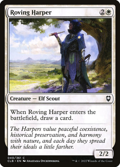 Roving Harper - Commander Legends #040 Card Front