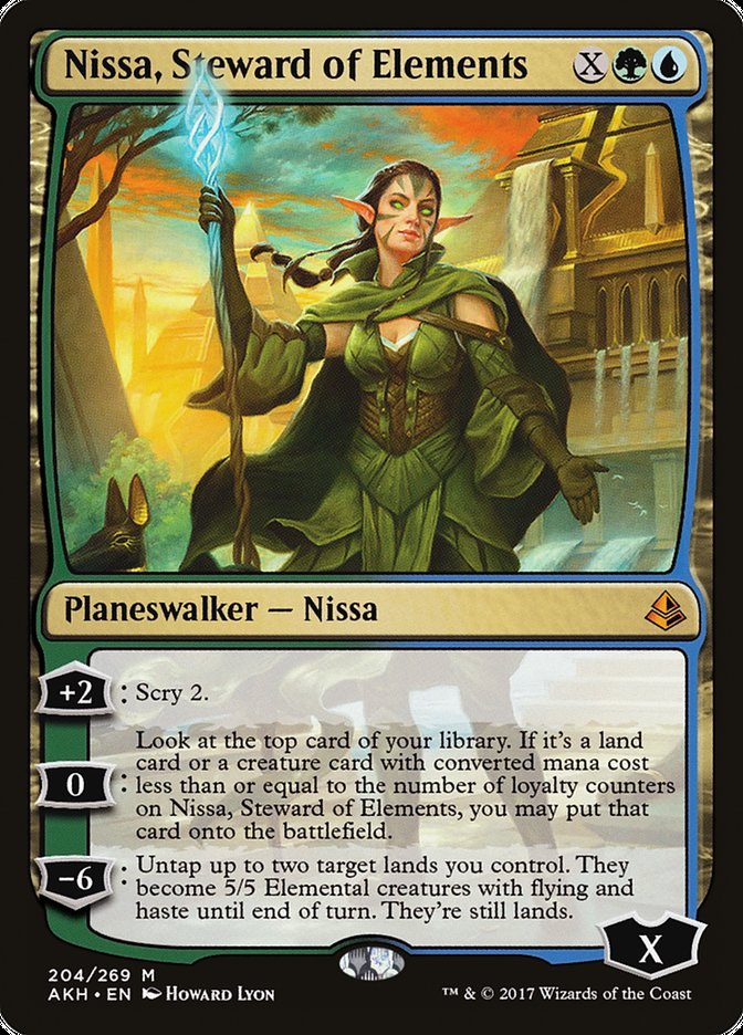 Nissa, Steward of Elements Amonkhet #204 | Magic! The Gathering Singles