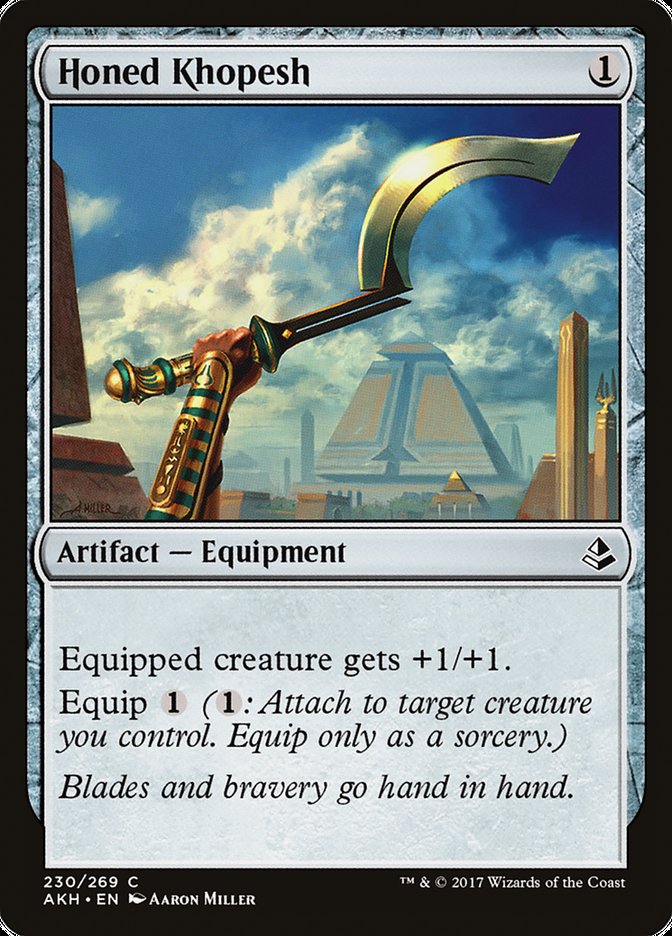 Honed Khopesh Amonkhet #230 | Magic! The Gathering Singles