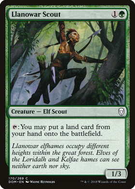 Llanowar Scout Dominaria #170
