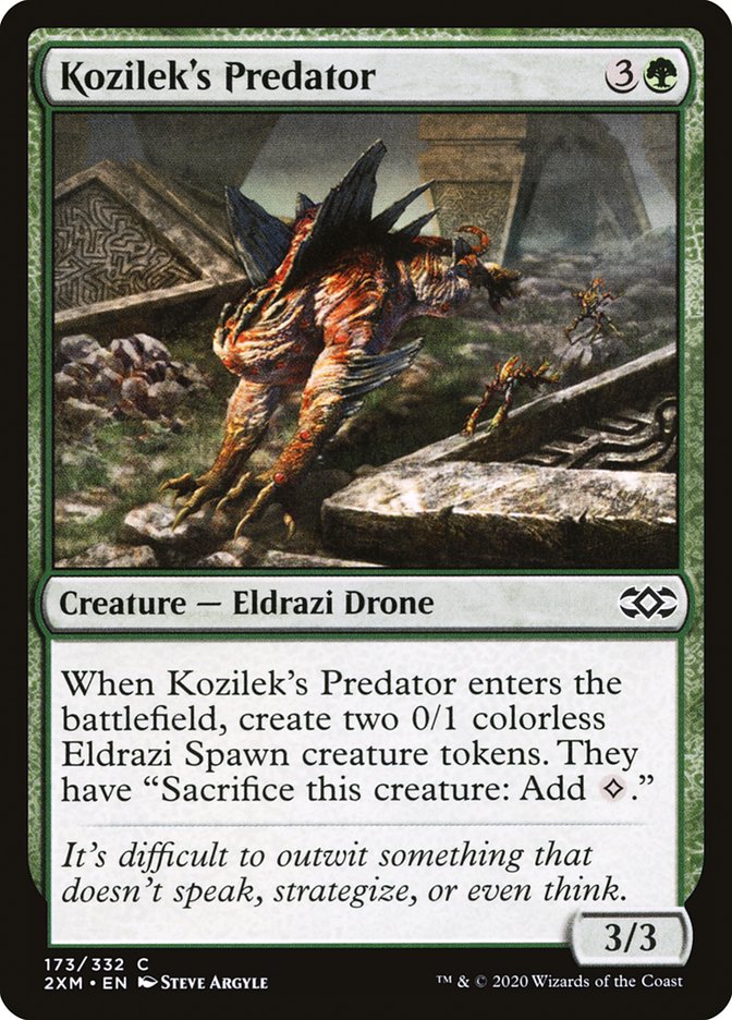 Kozilek's Predator Double Masters #173 Card Front