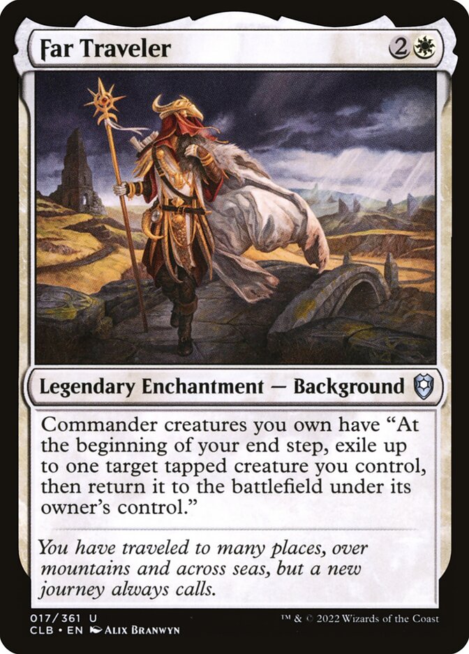 Far Traveler - Commander Legends #017 Card Front