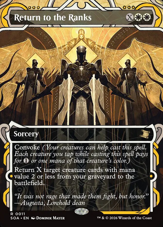 Return to the Ranks Secrets of Strixhaven Mystical Archive #011Card Front