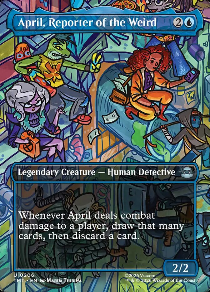 April, Reporter of the Weird Borderless Scene #206