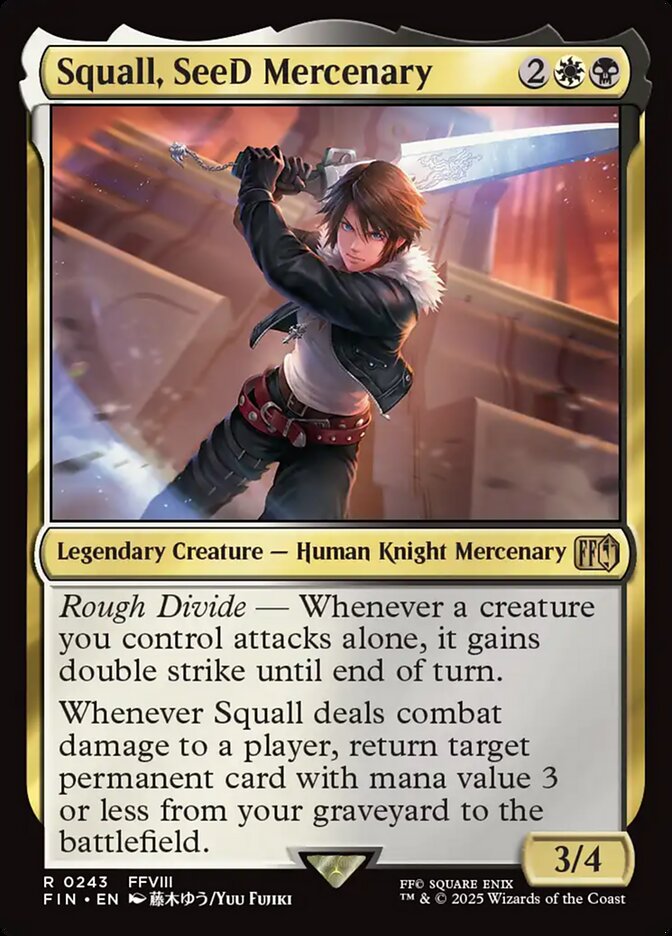 Squall, SeeD Mercenary Final Fantasy #243