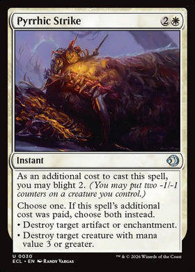 Pyrrhic Strike Lorwyn Eclipsed #030